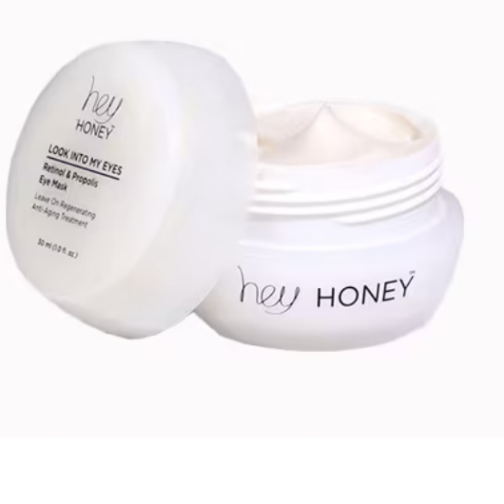 Hey Honey Look Into My Eyes Retinol & Propolis Eye Mask Full Size NWT